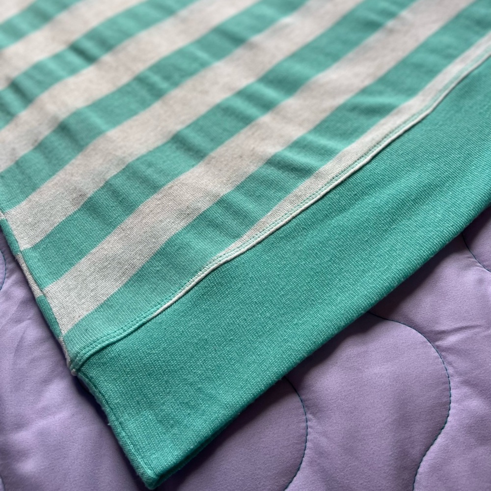Forever 21 Light Striped 3/4 Sleeve Sweater - Picture 3 of 11